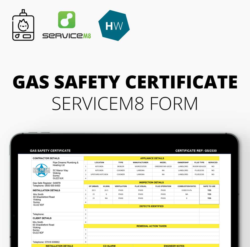 Landlord Gas Safety Certificate Form For ServiceM8
