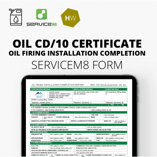 CD10 Oil Firing Installation & Commissioning Report
