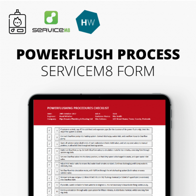 powerflush ServiceM8 form