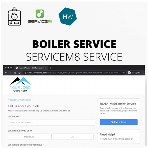 Boiler Service Online Booking Form for ServiceM8