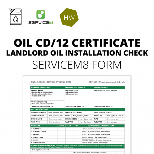 cd12 landlord oil installation check
