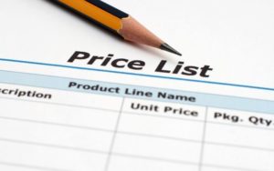 Why every service business needs a proper price list
