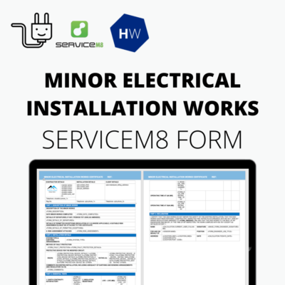 Minor Electrical Installation Works Certificate for ServiceM8