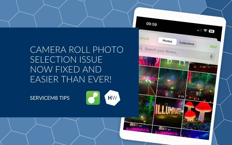 Camera roll photo selection issue now fixed and easier than ever!