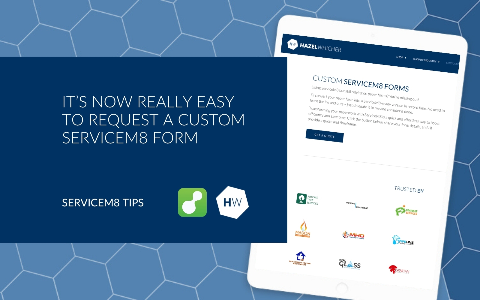 It’s now really easy to request a custom ServiceM8 form