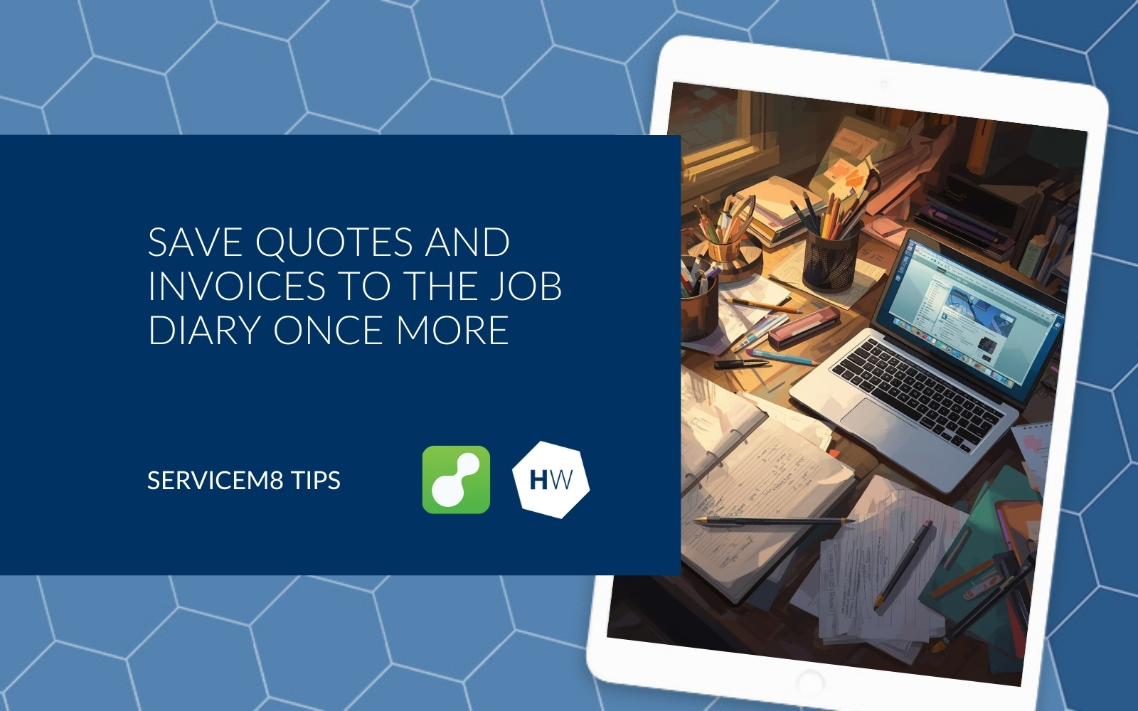 Save quotes and invoices to the job diary once more