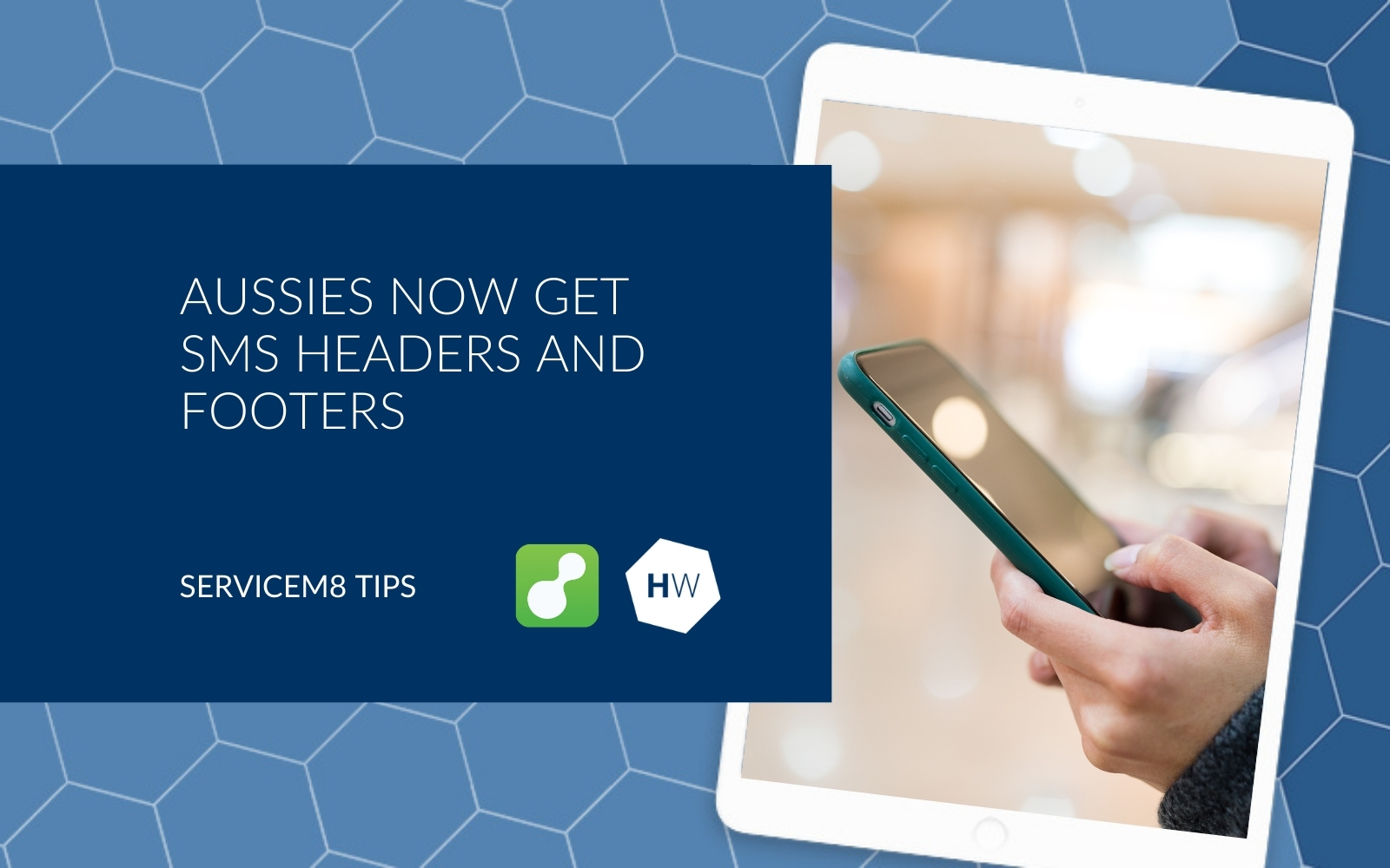Aussies now get SMS headers and footers