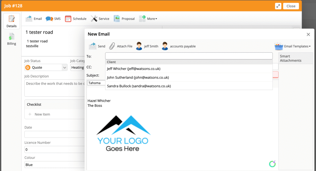 Email Contacts